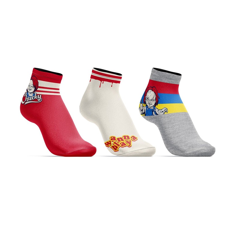 Chucky Crew Socks for Adult, 3 Pairs
