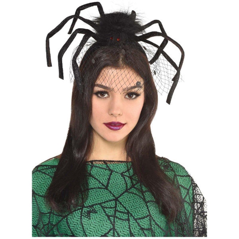Deluxe spider headband for adults