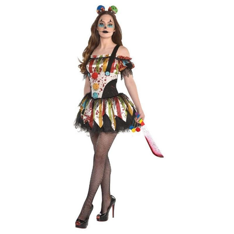 Freak show clown costume for women