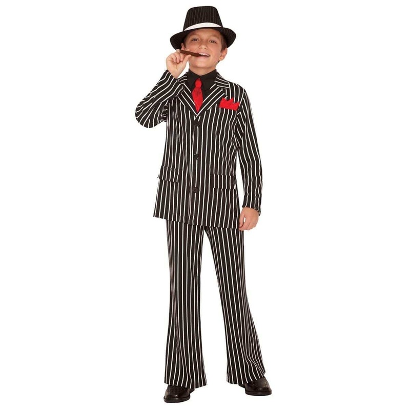 Gangster guy costume for boys