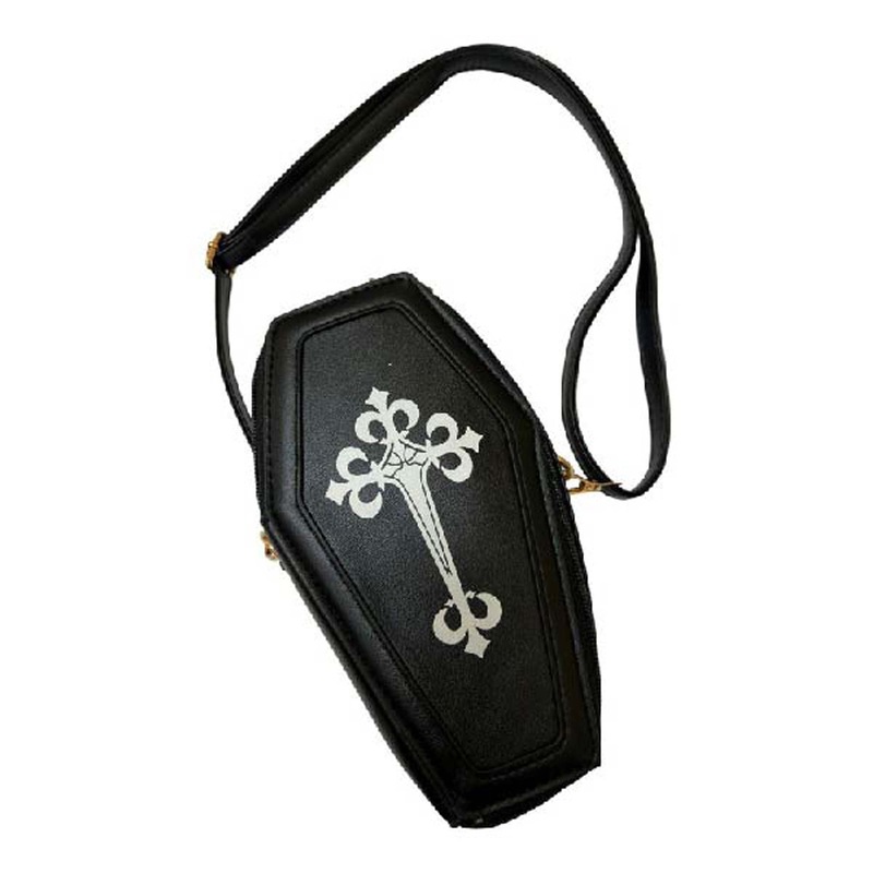Halloween Black Tombstone Purse, 1 Count