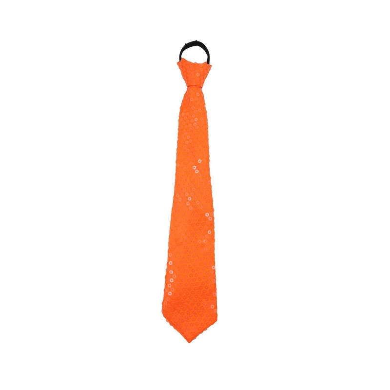 Neon Orange Tie, 1 Count