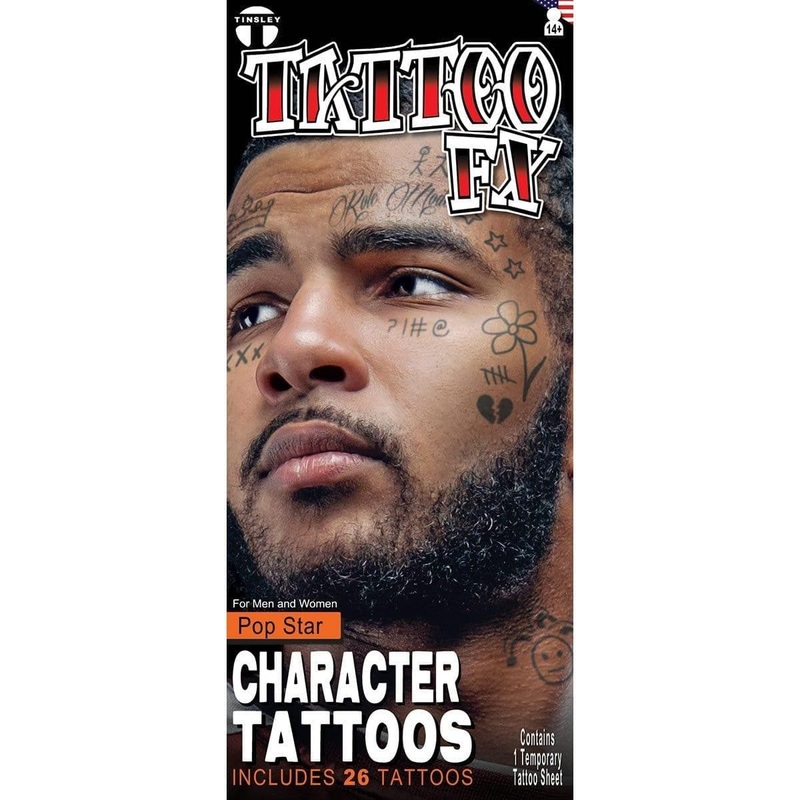 Pop Star Temporary Tattoos