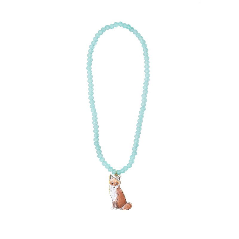Woodland Fox Necklace For Kids, 1 Count