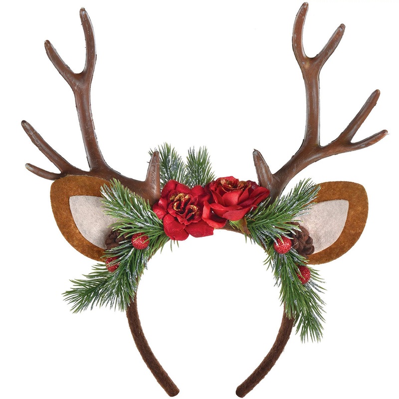Woodland Reindeer Headband, Brown