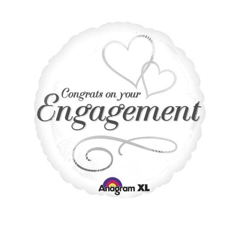 18" FOIL - CONGRATS ON YOUR ENGAGEMENT