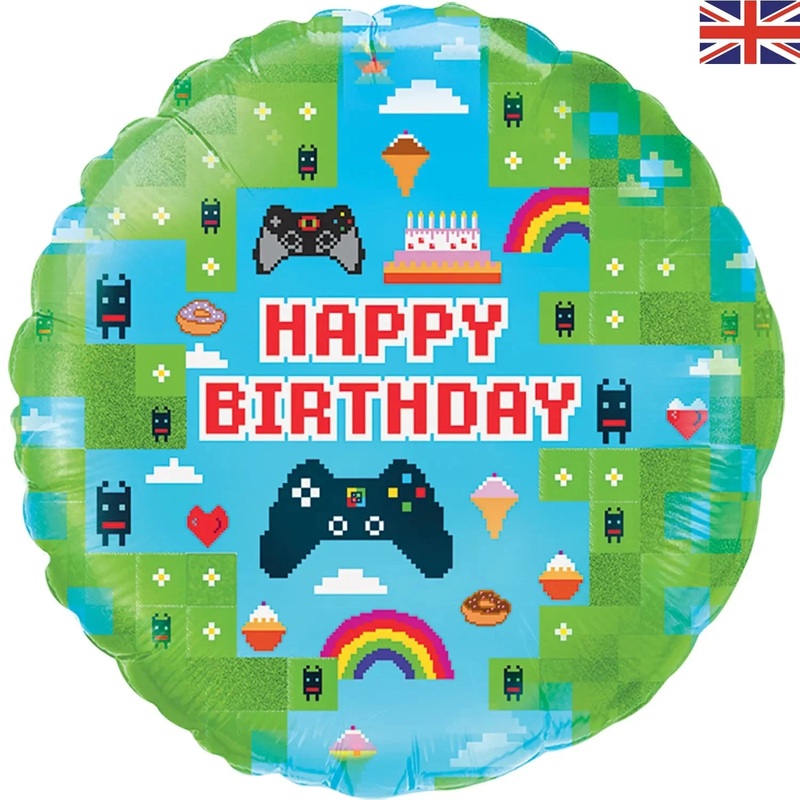 18" FOIL - HAPPY BIRTHDAY - BLOX GAME