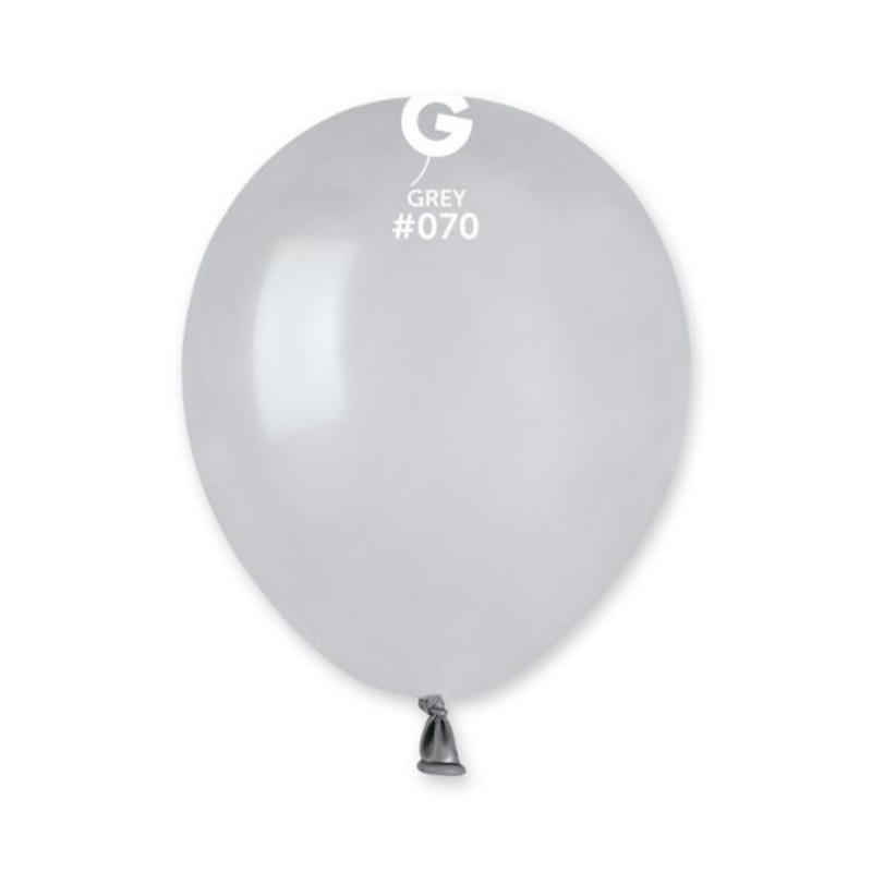 5" LATEX - GREY #070 - PACK OF 50