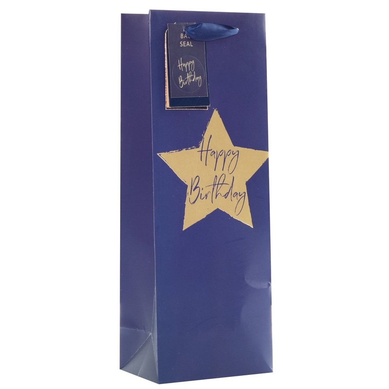 BLUE STAR BOTTLE BAG