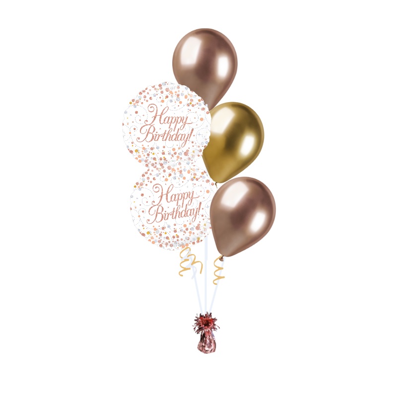 BOUQUET - SPARKLING FIZZ BIRTHDAY - ROSE GOLD