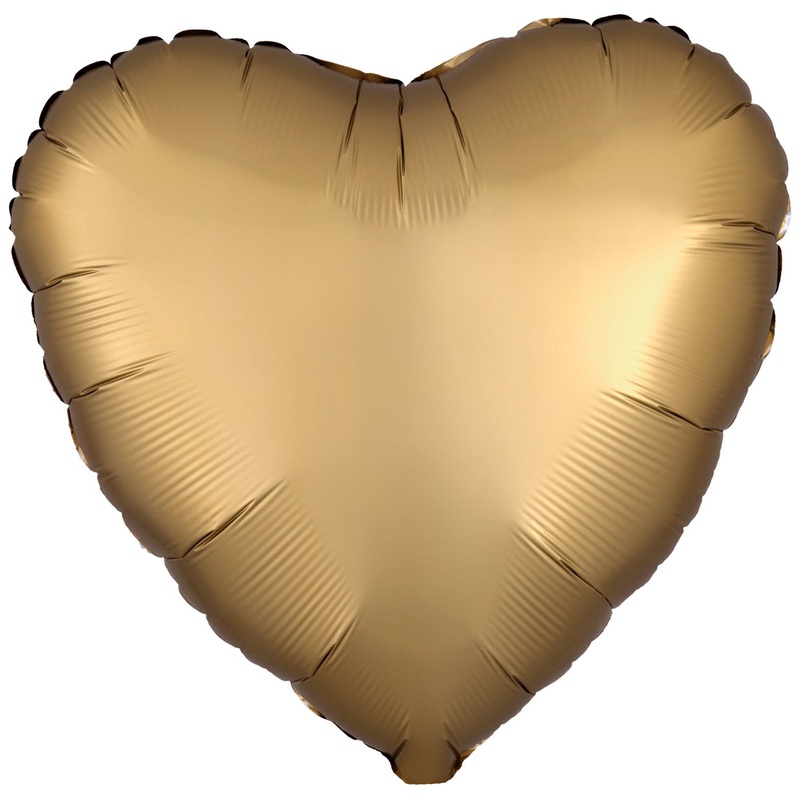 SILK LUSTRE - HEART - GOLD