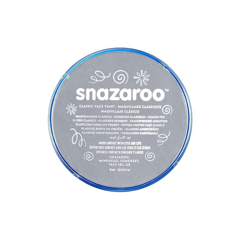 SNAZAROO FACE PAINT - DARK GREY - 18ML