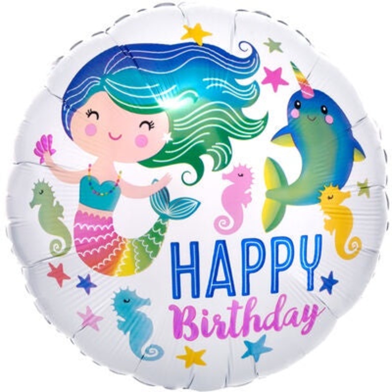 18" FOIL - HAPPY BIRTHDAY - SEA LIFE