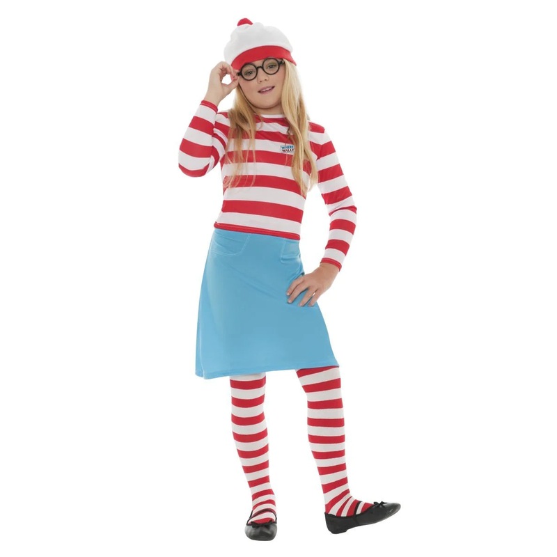 CHILD COSTUME - WHERE'S WALLY? WENDA