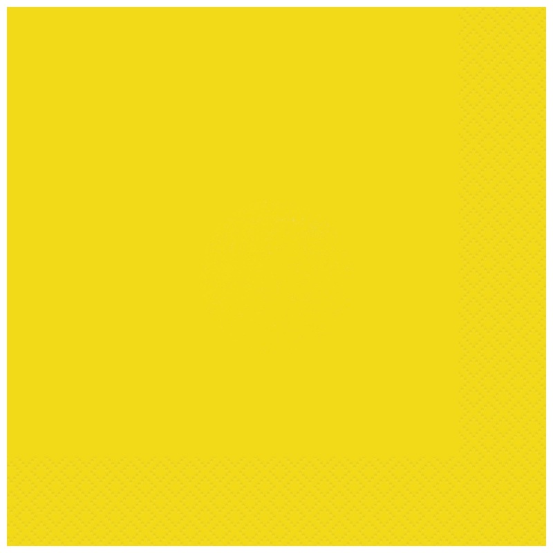 NAPKINS - NEON YELLOW - PACK OF 20