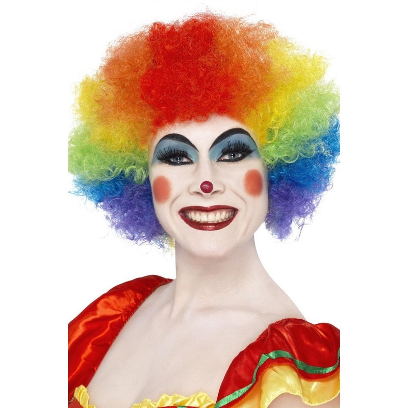 WIG - CRAZY CLOWN - RAINBOW
