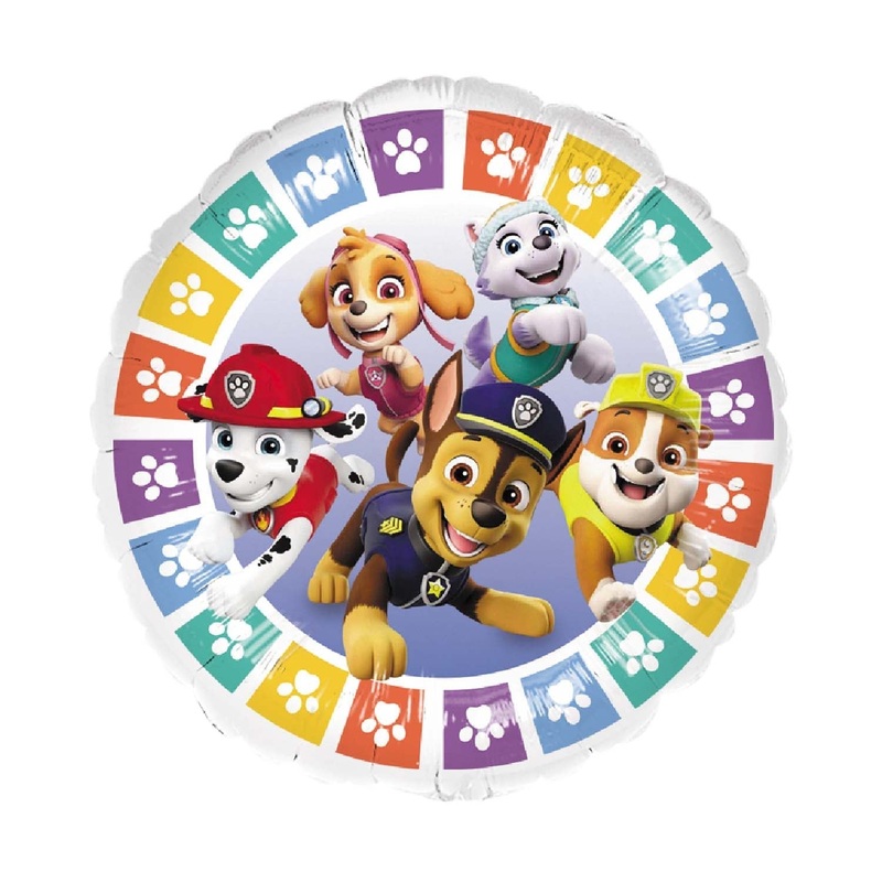 18" FOIL - PAW PATROL - PAW PRINT