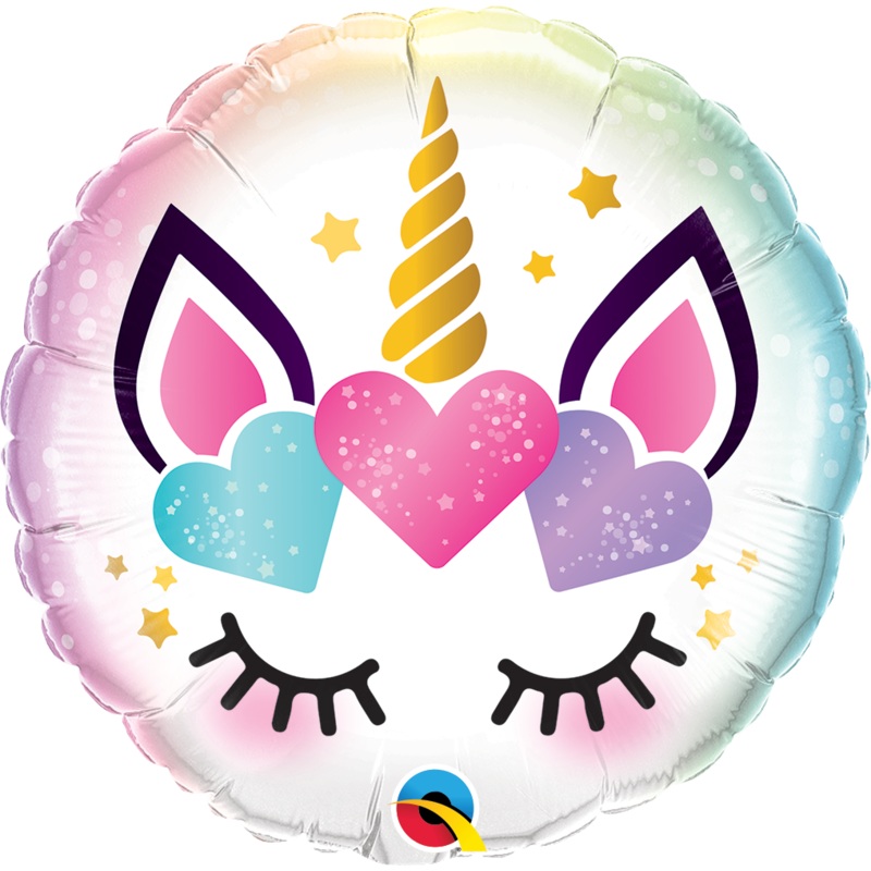 18" FOIL - UNICORN EYELASHES