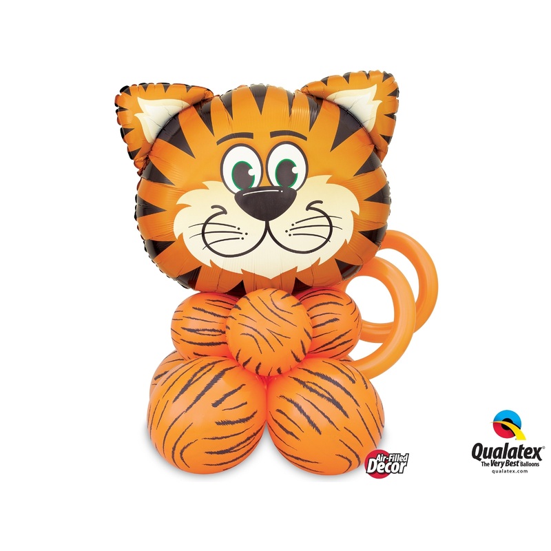 TABLE CENTERPIECE BALLOON - FRIENDLY TIGER