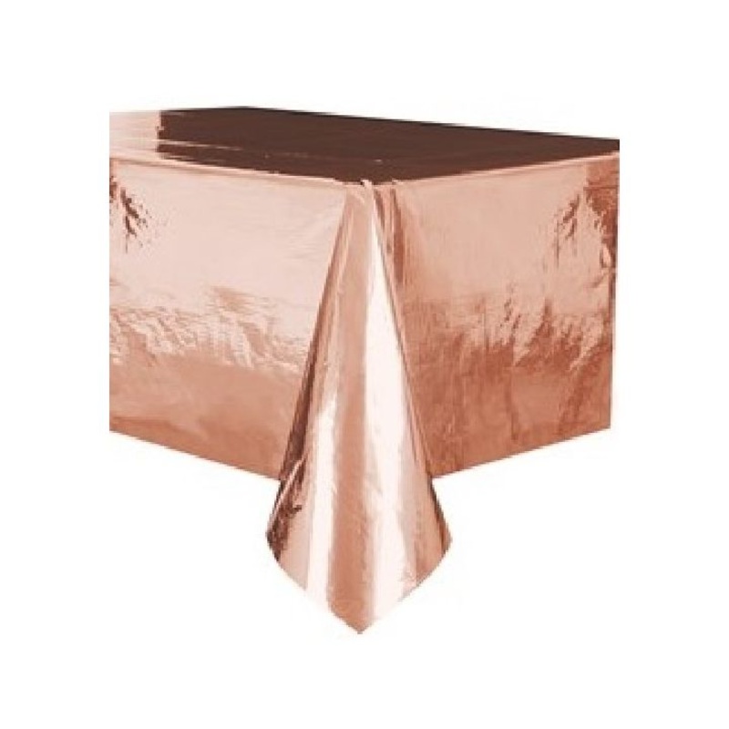 TABLECOVER - METALLIC ROSE GOLD - RECTANGLE