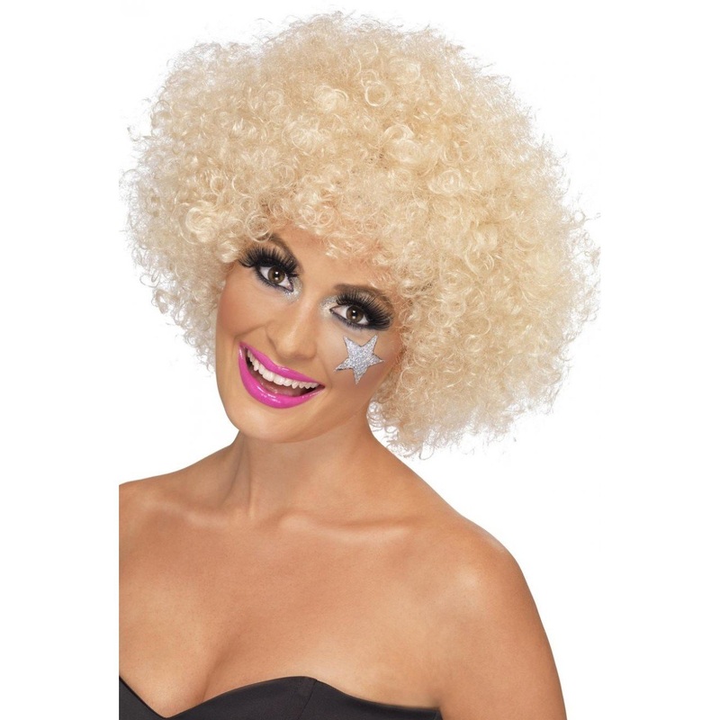 WIG - 70S FUNKY AFRO - BLONDE