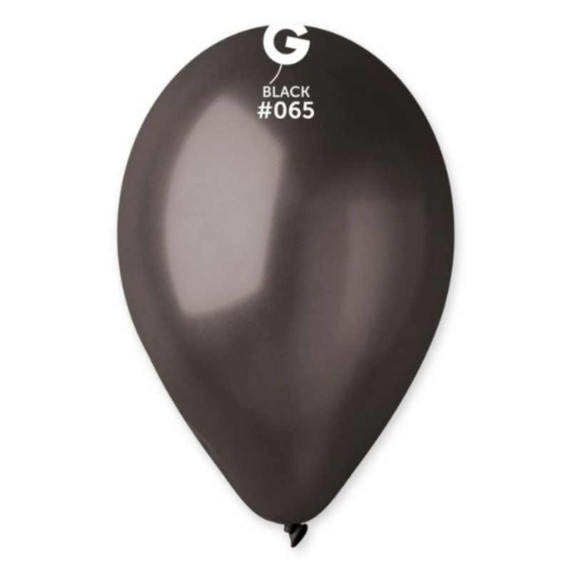 13" LATEX - METALLIC BLACK #065 - PACK OF 50