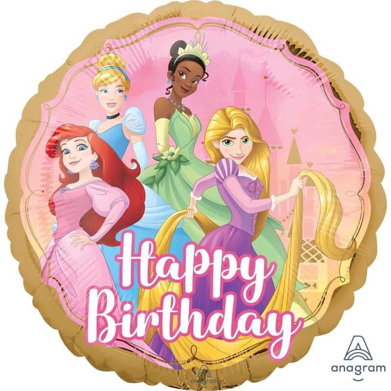 18" FOIL - HAPPY BIRTHDAY - PRINCESS