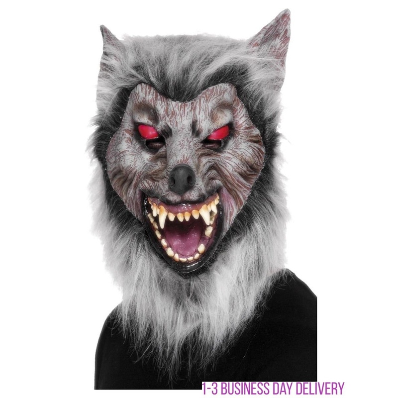 WOLF MASK - RED EYES