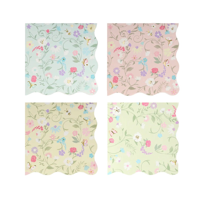 Ladure Floral Small Napkins
