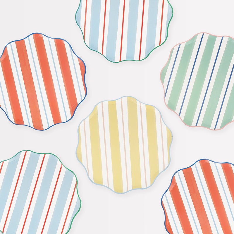 Preppy Stripe Side Plates