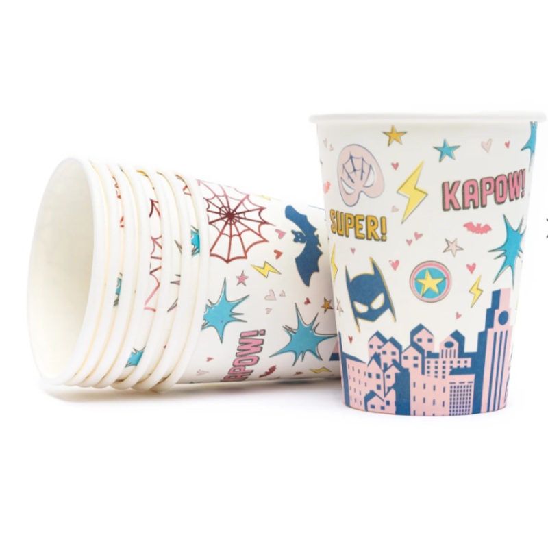 Superhero Star Cups
