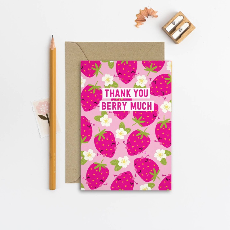 Thank You Berry Much Card