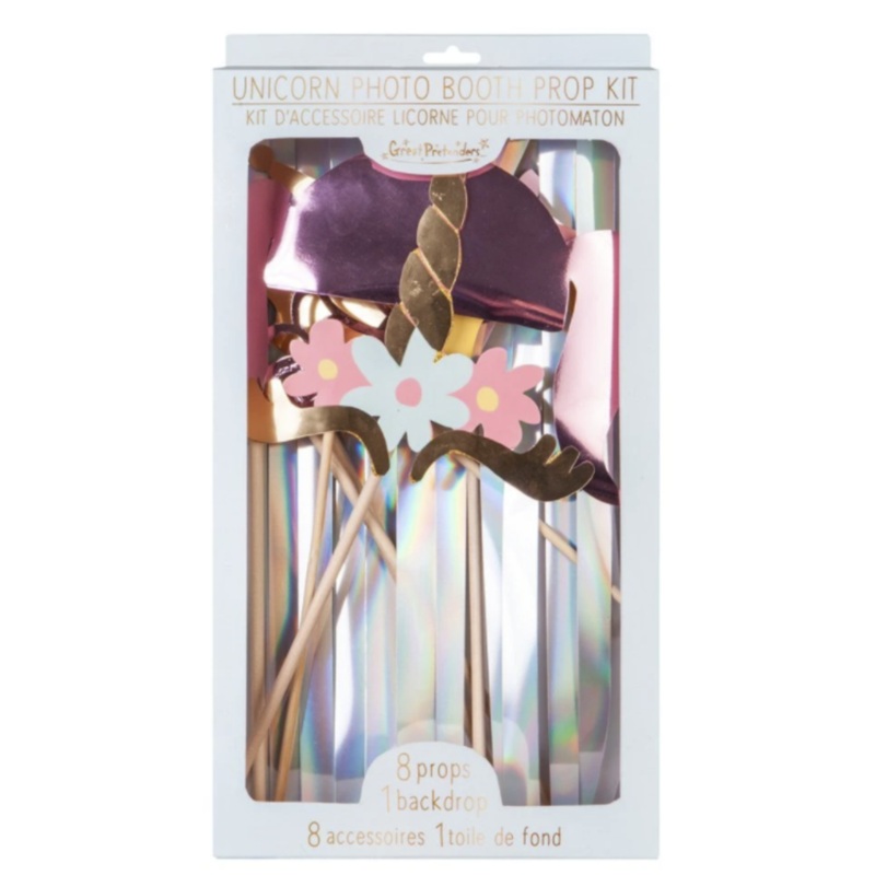 Unicorn Party Photo Booth Prop Kit