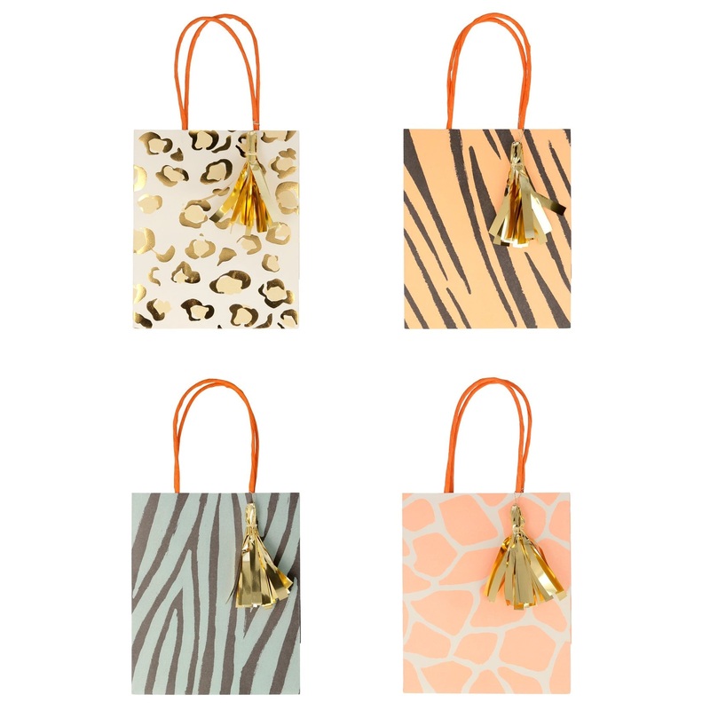 Safari Animal Party Favor Bags
