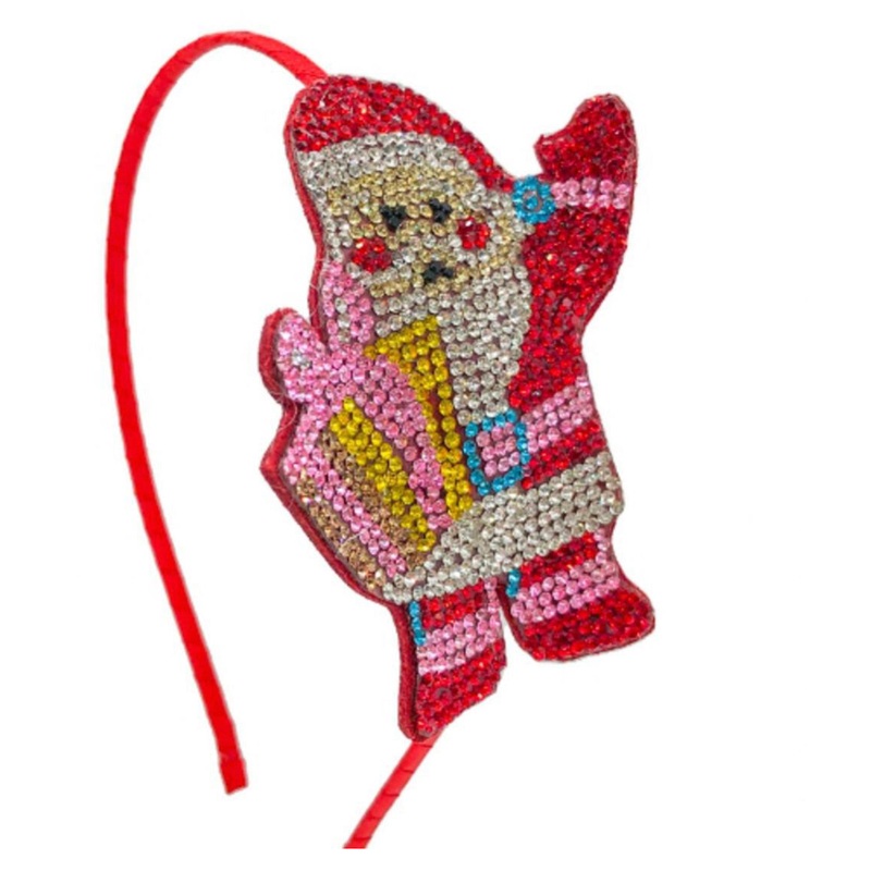 Santa Crystalized Headband