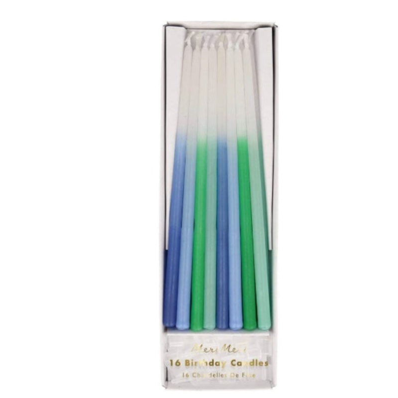 Tapered Blue Candles