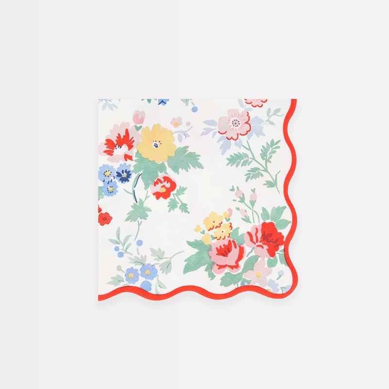 Vintage Floral Small Napkins