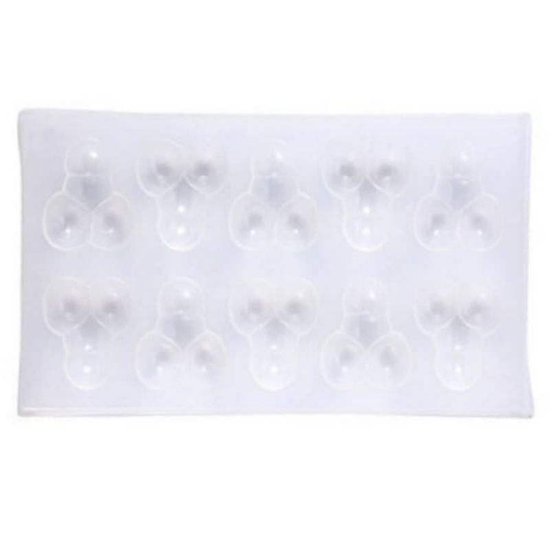 10 Hole 3D Plastic Sexy Penis Shaped Ice Cube Tray Mold - White