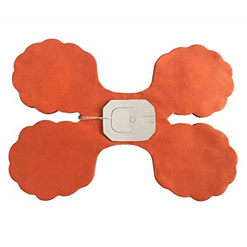 3.6m Four Leaf Clover Tissue Paper Garland - Orange
