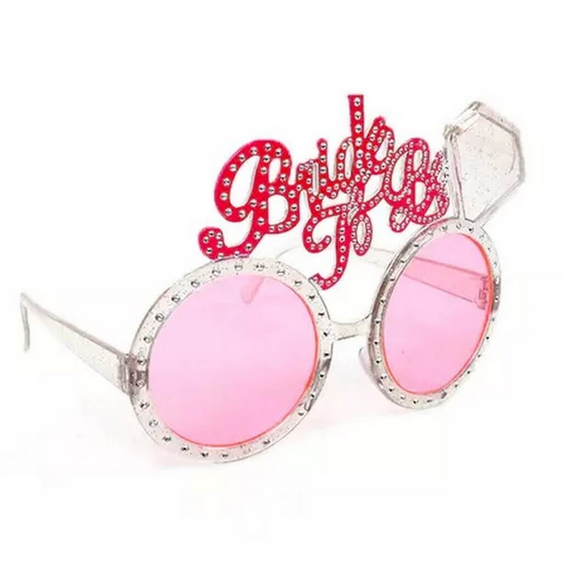 Pink Bride To Be Diamond Glasses