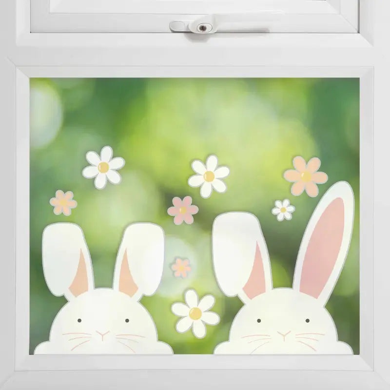 Bunny Easter Window Stickers 2pk