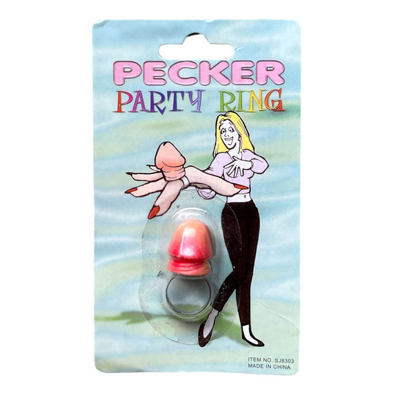 Funny Penis Shaped Bachelorette Party Ring