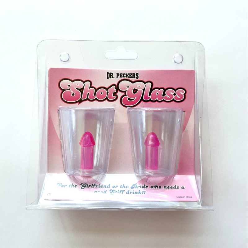 Plastic Penis Shot Glasses 2pk