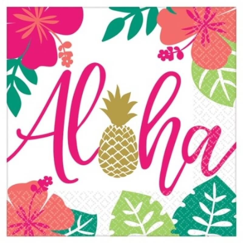 You Had Me at Aloha Lunch Napkins 16pk