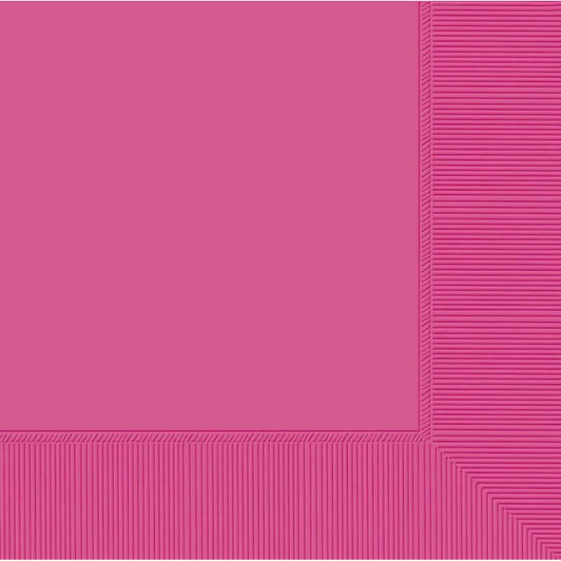 Bright Pink Lunch Napkins 40pk