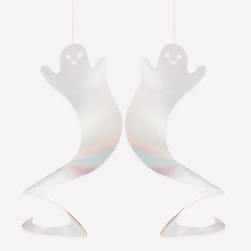 Spinning Holographic Ghost Decorations