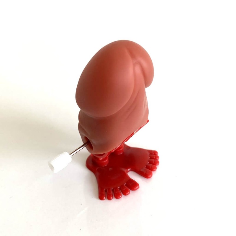 Wind Up Jolly Jumping Penis Naughty Hen Party Gag Gift