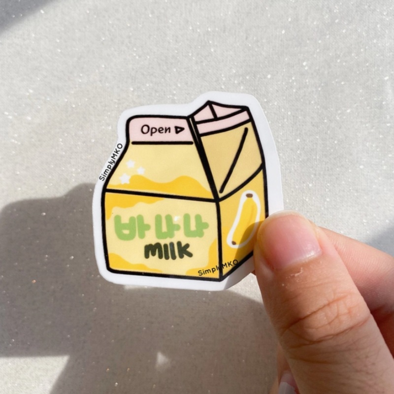 Banana Milk Sticker