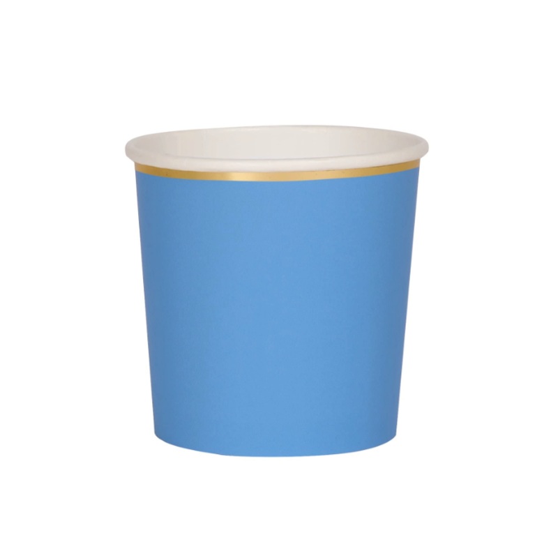 Bright Blue Tumbler Cups