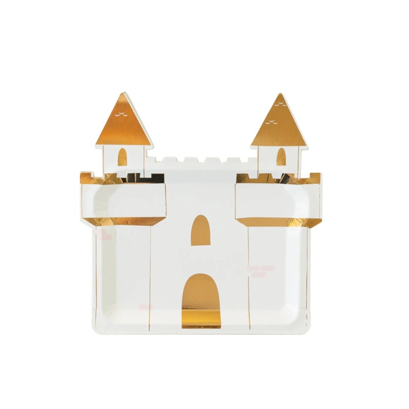 Princess Castle Shaped Plates